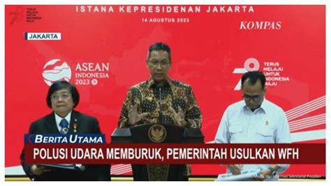 Heru Budi Anjurkan Pns Dki Wfh Untuk Kurangi Polusi Udara Jakarta