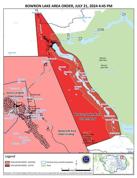 Cariboo Regional District Expands Evacuation Order And Alert For Two