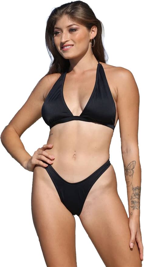 Barcelona Halter Thong Bikini Top At Amazon Womens Clothing Store