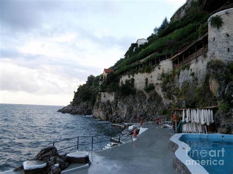 Pool in the Amalfi Santa Caterina Hotel Photograph by Tatyana Searcy ...