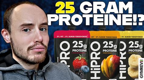 25 Gram Proteïne Danone HiPRO Proteine Kwark YouTube