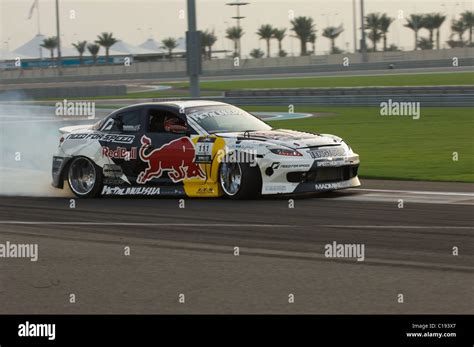 Formula Drift Yas Marina Circuit Abu Dhabi Uae Stock Photo Alamy