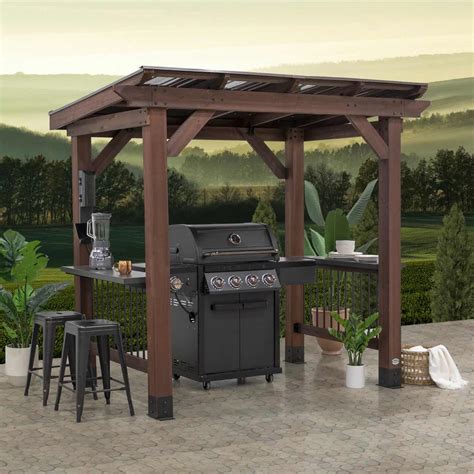 Funky Frugal Mommy: Backyard Discovery Grill Gazebo DIY