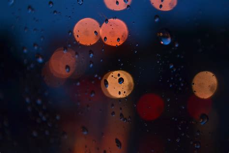 Free Images Water Bokeh Night Rain Glass Raindrop Number Wet