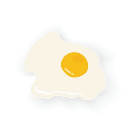 Fried egg with hand-drawing design 22874240 Vector Art at Vecteezy