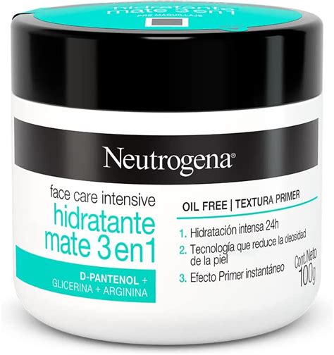 Crema Hidratante Facial Mate En Neutrogena Face Care Intensive D