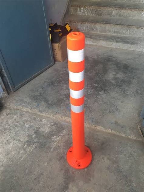 Orange PVC Spring Post For Road Safety 750 At Rs 350 Piece In Mumbai