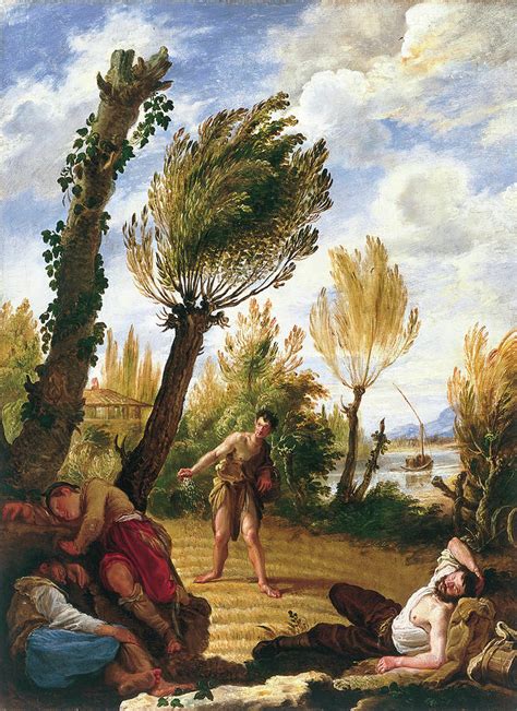 Domenico Fetti Rome 1589 Venice 1623 The Parable Of The Weeds Ca