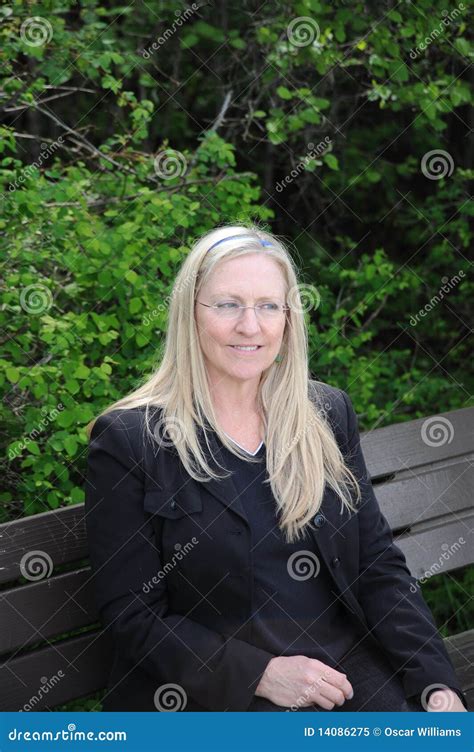 Mature Female Blonde Beauty Stock Image Image Of Mature People