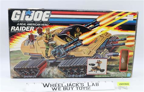 Raider W Hot Seat 100 Complete GI Joe 1989 Hasbro Action Figure Vehicle Wheeljack S Lab