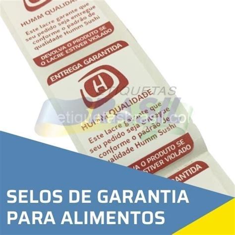 Selo De Garantia Personalizado