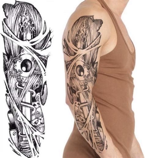 Bol Tijdelijke Sleeve Plak Tattoo Voor Op De Arm Tattoo Nep