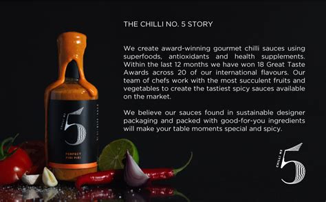 Chilli No 5 Mexican Fury Mexican TEX MEX Hot Sauce Exclusive Five