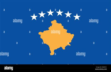 Bandera De Kosovo Vector Imágenes Vectoriales De Stock Alamy