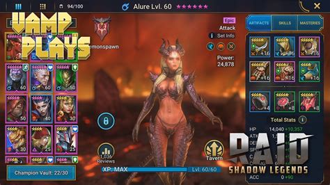 RAID Shadow Legends Alure Guide Vamp Plays YouTube