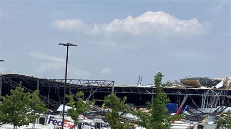 A Closer Look At Damage At Portage Fedex Facility How They Move Forward