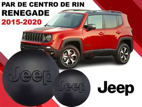 Par De Centros De Rin Jeep Renegade 2015 2020 Negro 64 Mm Envío gratis