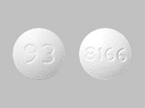 93 8166 Pill White Round 6mm - Pill Identifier