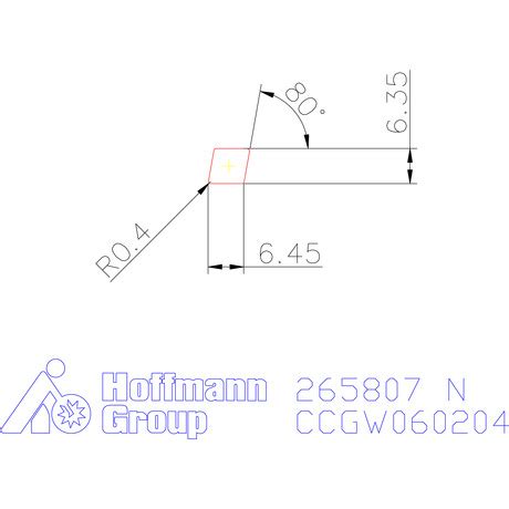 GARANT Dreh Wendeschneidplatte CCGT 060204 FN PKD 7 Einfach Kaufen