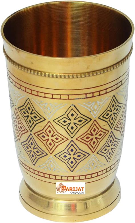 Amazon Parijat Handicraft Brass Water Tumbler Mint Julep Cup