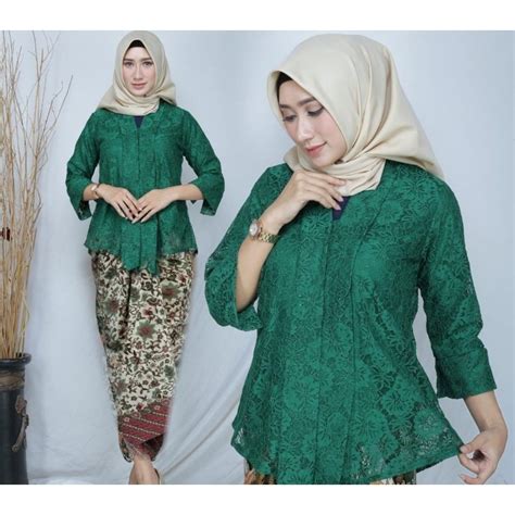 Jual Baju Kebaya Floy Atasan Kebaya Model Floy Brukat Kebaya