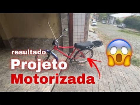 RESULTADO COMO ESTÁ FICANDO A BIKE MOTORIZADA YouTube