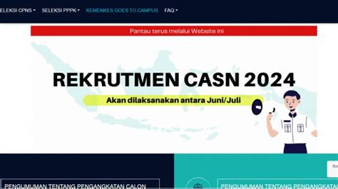 Link Pendaftaran CPNS 2024 Kemenkes Cara Cek Formasi Tahapan Dan