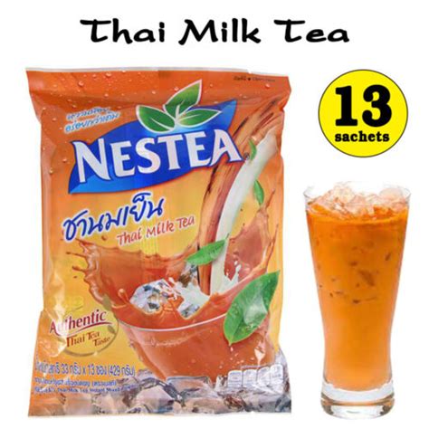 Nestea Thai Milk Instant Tea Mixed Powder Authentic Thai Tea Taste 429g