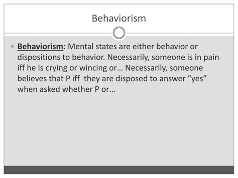 Ppt Behaviorism Powerpoint Presentation Free Download Id 2220524