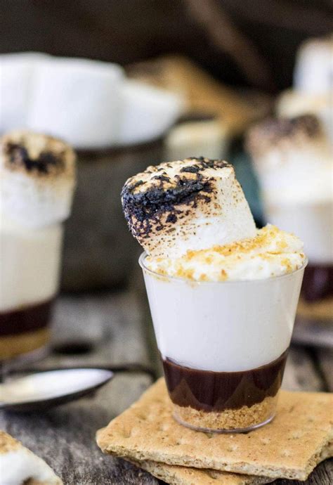 Smores Cheesecake Dessert Shooters Sugar Spun Run