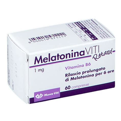 Melatonina Viti Retard Mg Integratore Melatonina Compresse