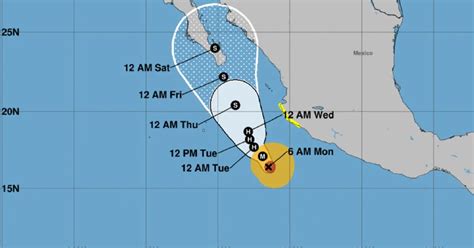 El Huracán Bud Se Intensifica Frente A La Costa Mexicana Alcanzó La Categoría 3 Y Se Dirige A