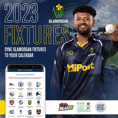 Download Glamorgan's 2023 fixtures | Glamorgan Cricket News