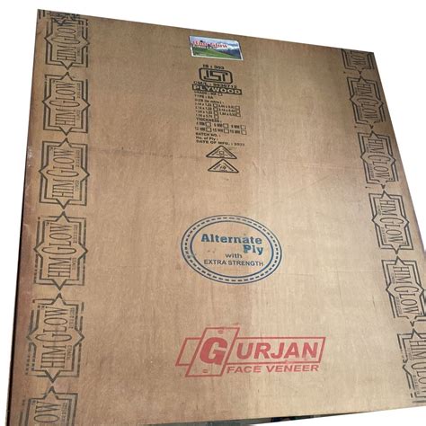 Poplar Mm Gurjan Himglow Plywood For Furniture X At Rs Sq Ft In