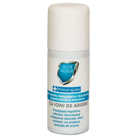 Alfa Silver Spray Tratament Pentru Rani 100 Ml