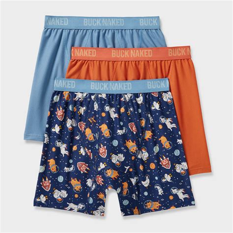 Men S Buck Naked Boxer Briefs Pack Duluth Trading Company