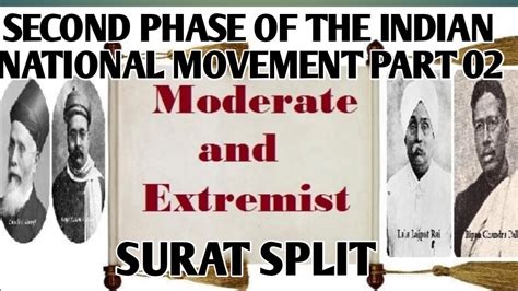 Second Phase Of The Indian National Movement Part Icse History