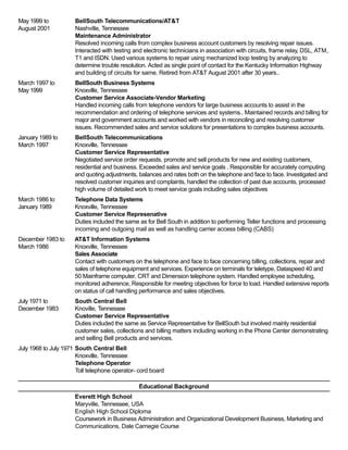 Sandra Gatlin Resume Pdf