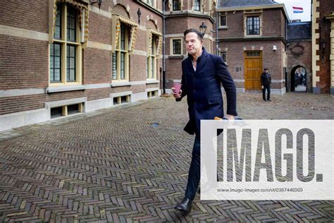 The Hague Outgoing Prime Minister Mark Rutte Speaks To The Press In