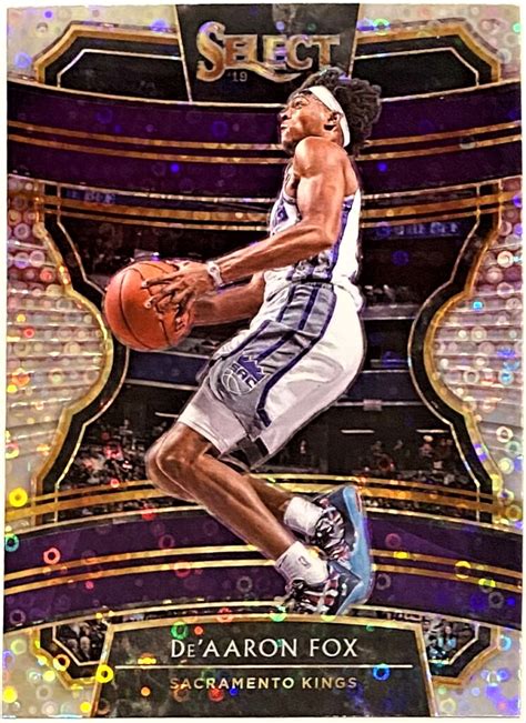 Deaaron Fox Panini Select Basketball Sacramento Kings