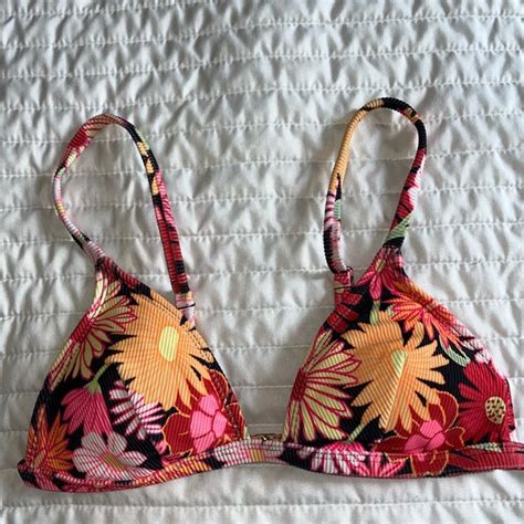 Wild Fable Swim Wild Fable Pink Floral Bikini Top Poshmark