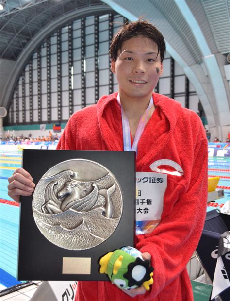 【競泳】井本一輝が1500m自で初v、400m自と合わせて2冠「日頃の練習の成果が出た」 水泳写真ニュース 日刊スポーツ