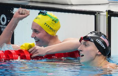 Katie Ledecky Wins Silver Medal As Ariarne Titmus Claims Gold In 400