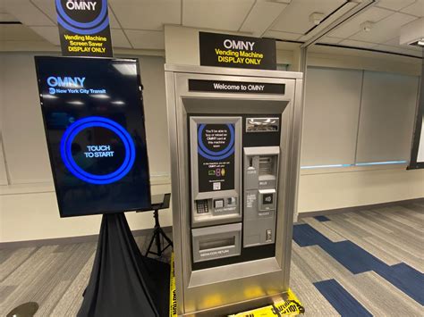 Omny Vending Machine On Display At Mta Hq Photo Credit To Kevin Duggan