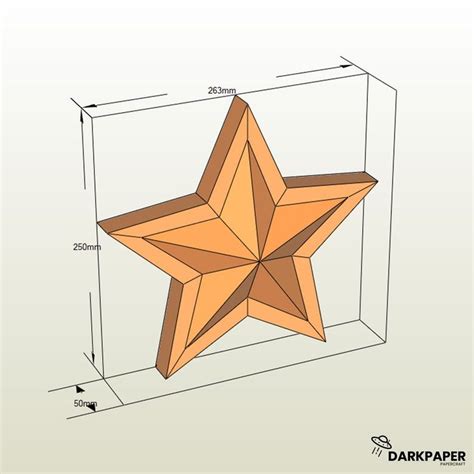 Papercraft Star Pack Star Template Pack Papercraft Etsy Star