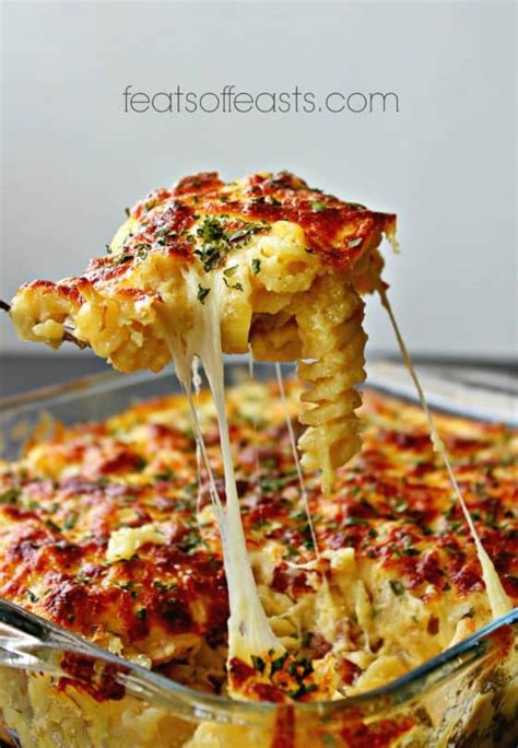 Chicken Alfredo Bake Feats Of Feasts Recipes Chicken Alfredo Bake