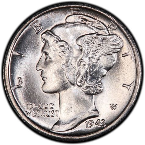 1943 Mercury Dime Values And Prices Past Sales