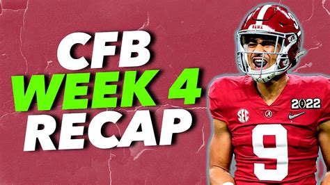 🔴 College Football Week 4 Recap 2023 Dynasty Football Youtube