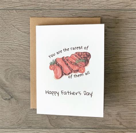 Fathers Day Card You Are The Rarest Of Them All Happy Fathers