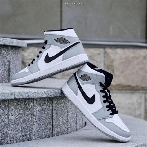 Air Jordan Mid Light Smoke Grey Sc Shop